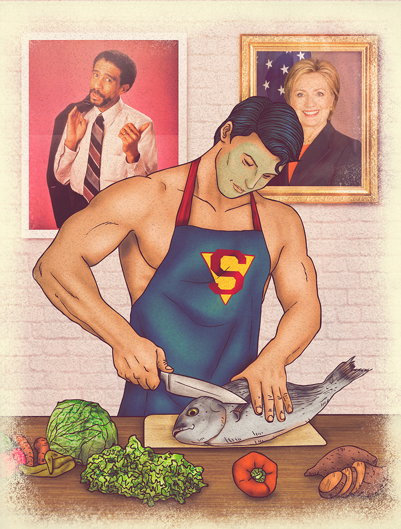 Superman Cooking