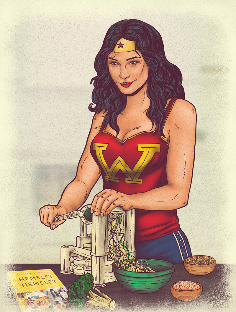 Wonderwoman Cooking